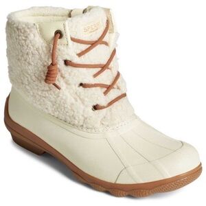 Sperry Women's Syren Gulf Sherpa Ivory Preowned